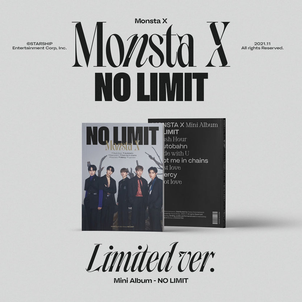 MONSTA X 10th Mini Album [NO LIMIT] (Limited Ver.) - Swiss K-POPup