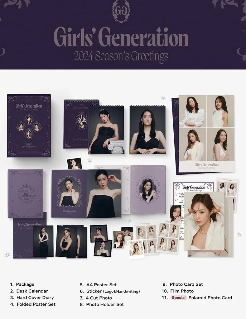 [Pre-Order] GIRLS' GENERATION - 2024 SEASON'S GREETINGS - Swiss K-POPup