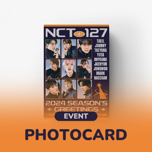 [PRE-ORDER] [PHOTO CARD EVENT] NCT 127 2024 SEASON'S GREETINGS - Swiss K-POPup