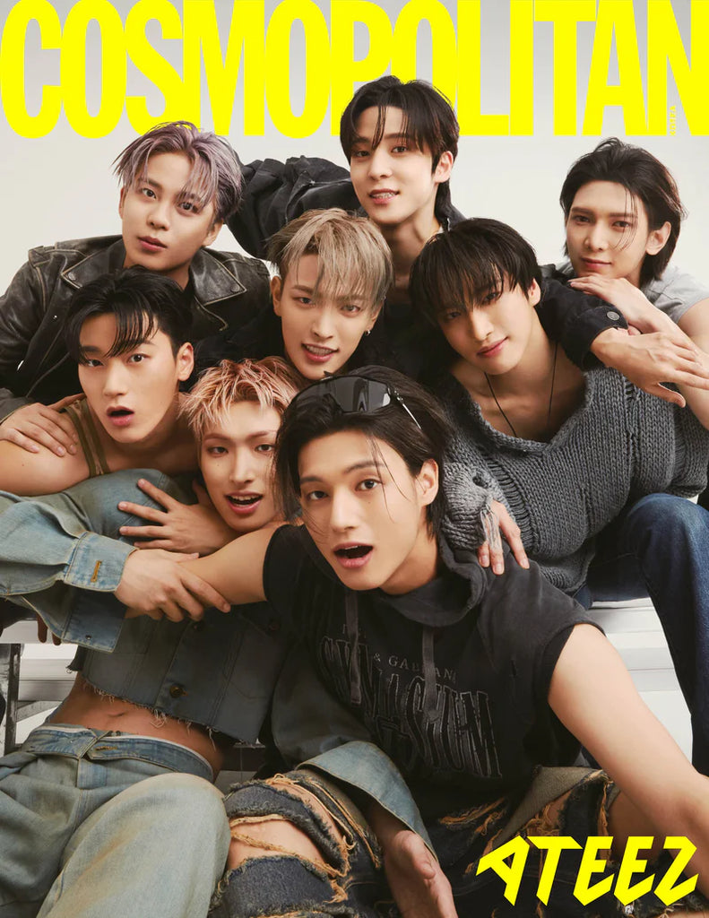 [PRE-ORDER] ATEEZ COVER COSMOPOLITAN MAGAZINE 2023 AUGUST ISSUE - Swiss K-POPup