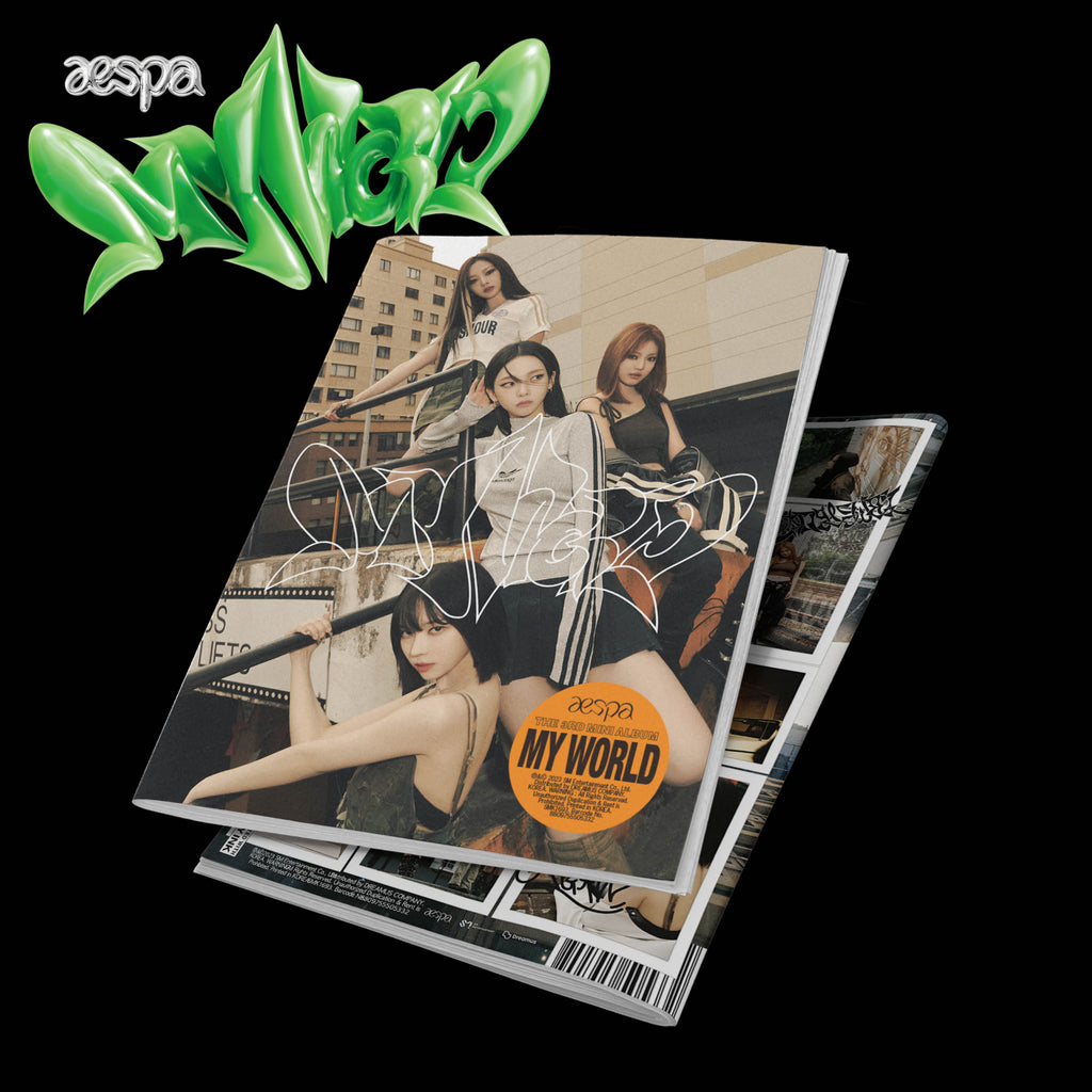 [Pre-Order] AESPA - MY WORLD (3RD MINI ALBUM) [TABLOID VER.] - Swiss K-POPup