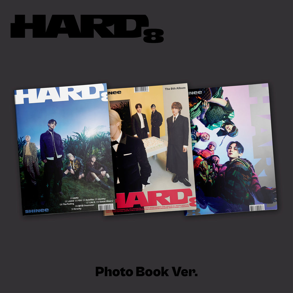 [PRE-ORDER] SHINEE - HARD 8TH FULL ALBUM (PHOTOBOOK VER.) - Swiss K-POPup