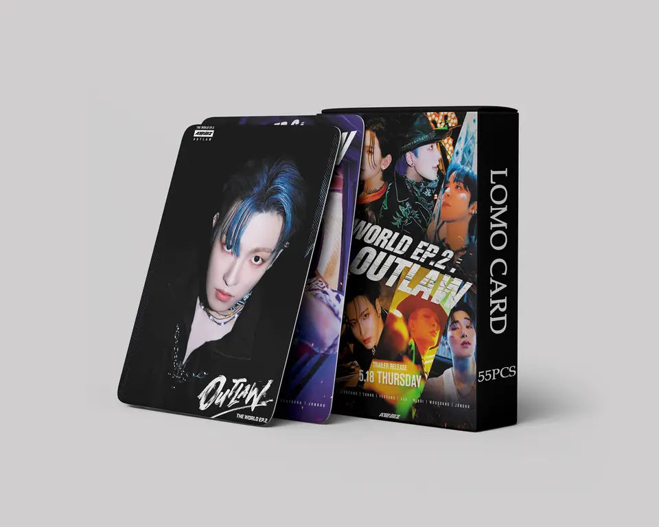 ATEEZ - THE WORLD EP.2 : OUTLAW - LOMOCARDS (55pcs) - Swiss K-POPup