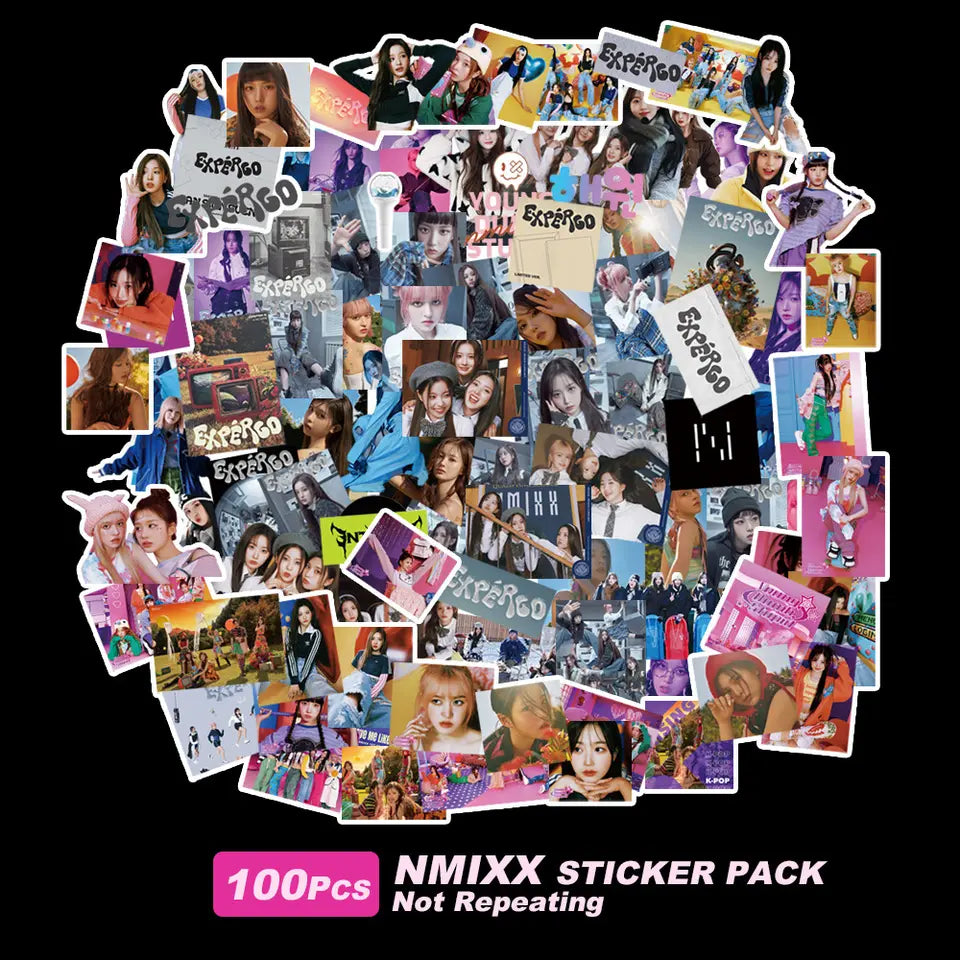 NMIXX - EXPERGO - STICKER SET (100pcs) - Swiss K-POPup