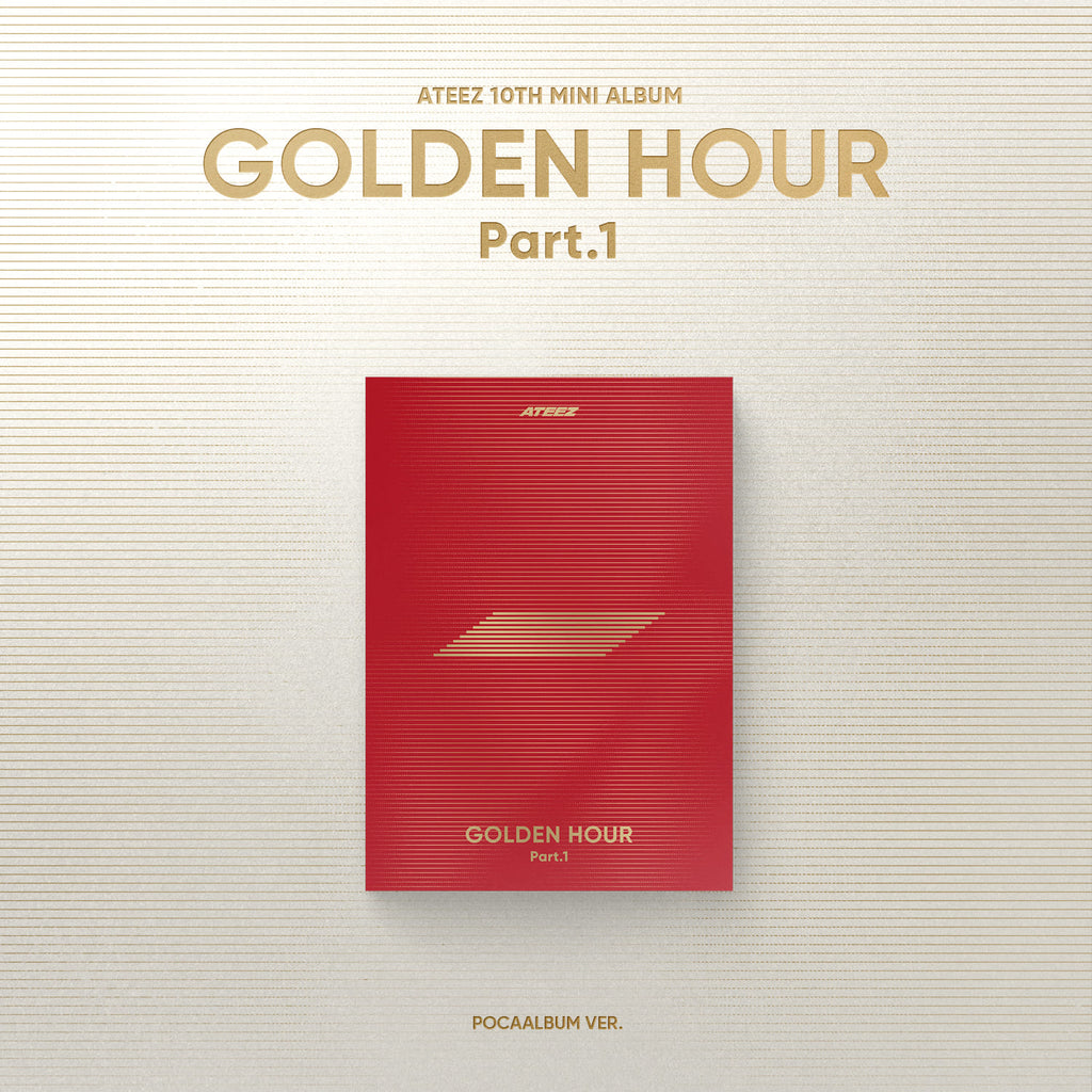 [Pre-Order] ATEEZ - [GOLDEN HOUR : PART.1] (10TH MINI ALBUM) (POCAALBUM VER.) - Swiss K-POPup