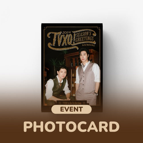 [PRE-ORDER]  [PHOTO CARD EVENT) TVXQ 2024 SEASON'S GREETINGS - Swiss K-POPup