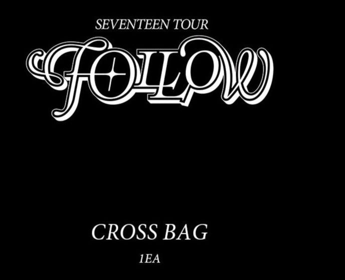 [PRE-ORDER]  SEVENTEEN - FOLLOW TO SEOUL TOUR OFFICIAL MD - CROSS BAG - Swiss K-POPup