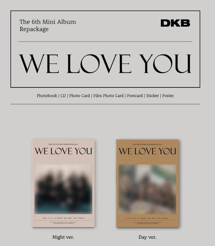 [Pre-Order] DKB - WE LOVE YOU - Swiss K-POPup