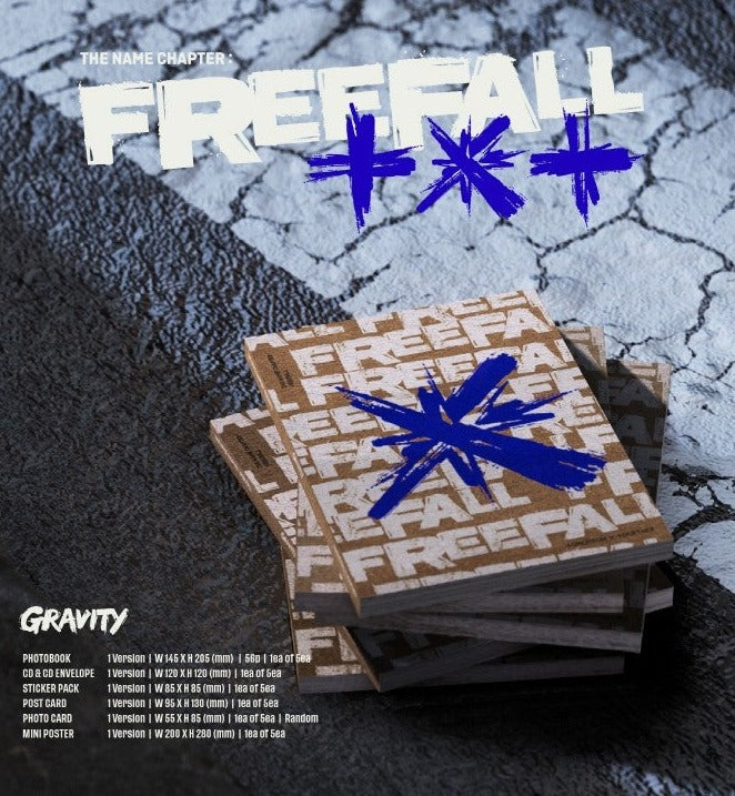 [Pre-Order] TOMORROW X TOGETHER (TXT) - THE NAME CHAPTER : FREEFALL (GRAVITY VER.) - Swiss K-POPup
