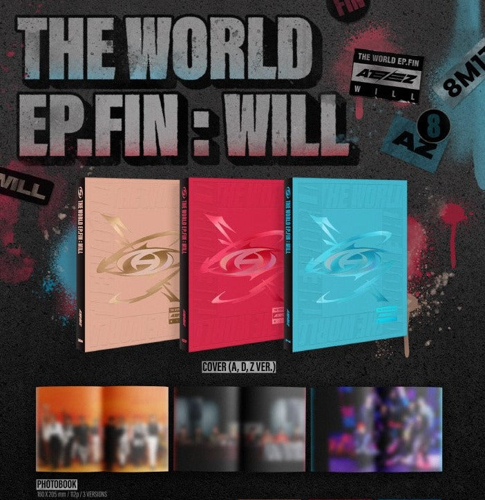 [Pre-Order] [PHOTO CARD] [ATEEZ] THE WORLD EP.FIN : WILL (SET) - Swiss K-POPup