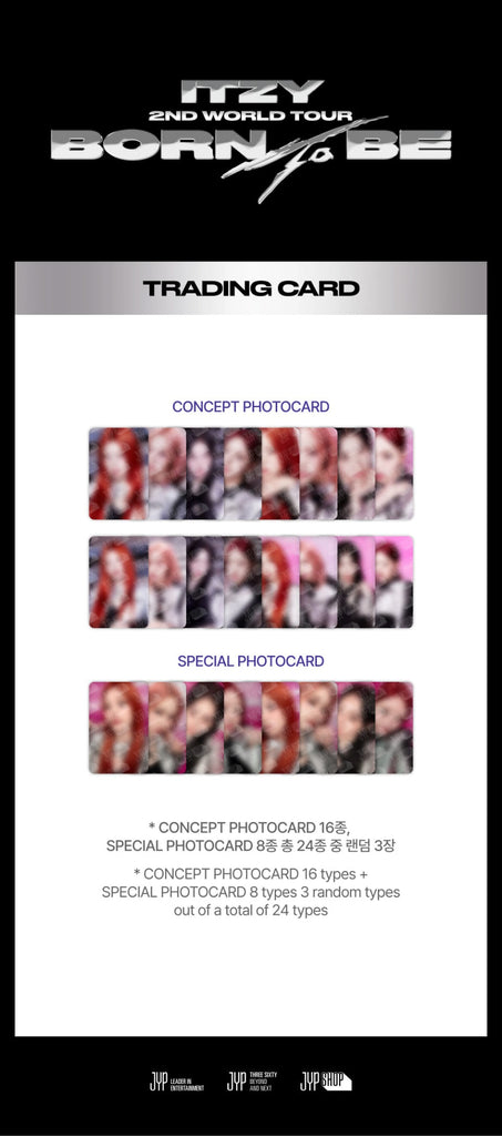 [PRE-ORDER] ITZY BORN TO BE - OFFICIAL  TRADING CARD - Swiss K-POPup