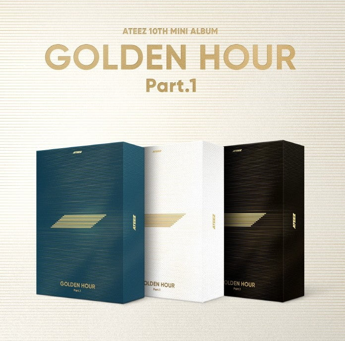 [Pre-Order] ATEEZ - [GOLDEN HOUR : PART.1] (10TH MINI ALBUM) +  (Special Gift : Photocard 1 ea) - Swiss K-POPup