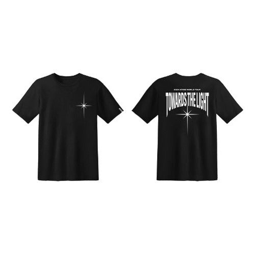 OFFICIAL ATEEZ  [TOWARDS THE LIGHT : WILL TO POWER] T-SHIRT(BLACK) - Swiss K-POPup