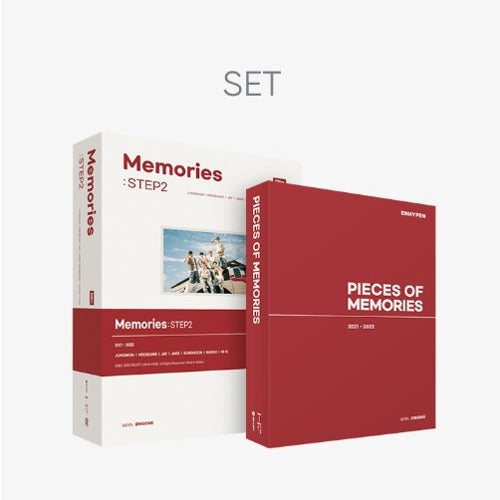 [PRE-ORDER] ENHYPEN - MEMORIES STEP 2 DVD + PIECES OF MEMORIES 2021-2022 SET - Swiss K-POPup
