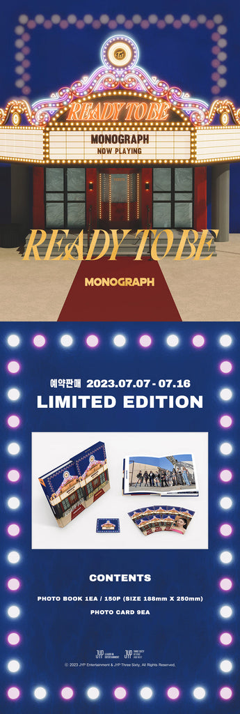 [PRE-ORDER] TWICE MONOGRAPH [READY TO BE] (Limited Edition) - Swiss K-POPup