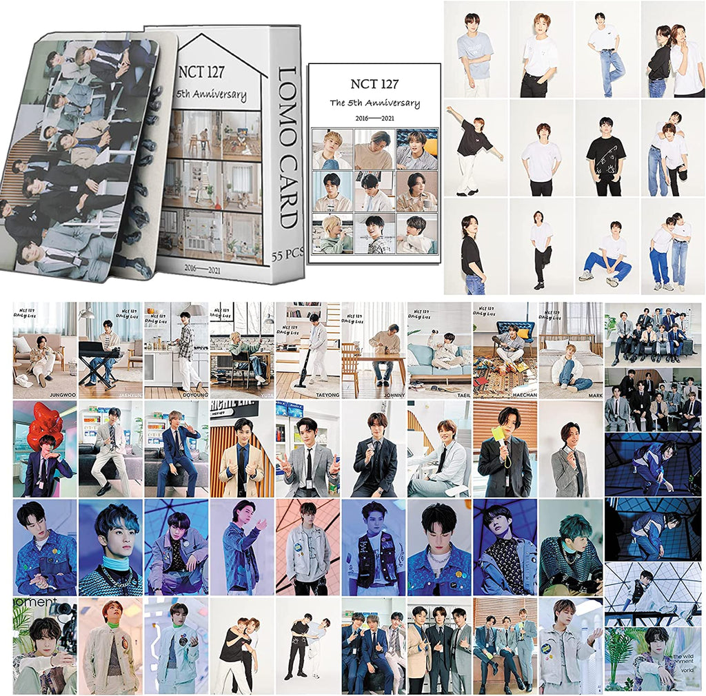 NCT 127 "THE 5TH ANNIVERSARY" LOMOCARDS (55pcs) - Swiss K-POPup