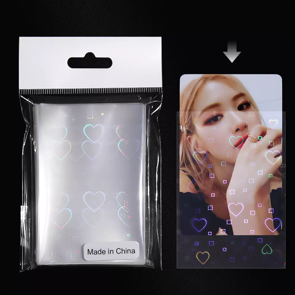 PHOTO CARD SLEEVES - SQUARE HEART - Swiss K-POPup