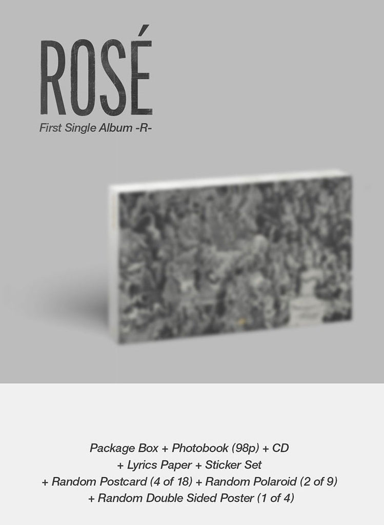 ROSÉ - 1ST SINGLE ALBUM [-R-] - Swiss K-POPup