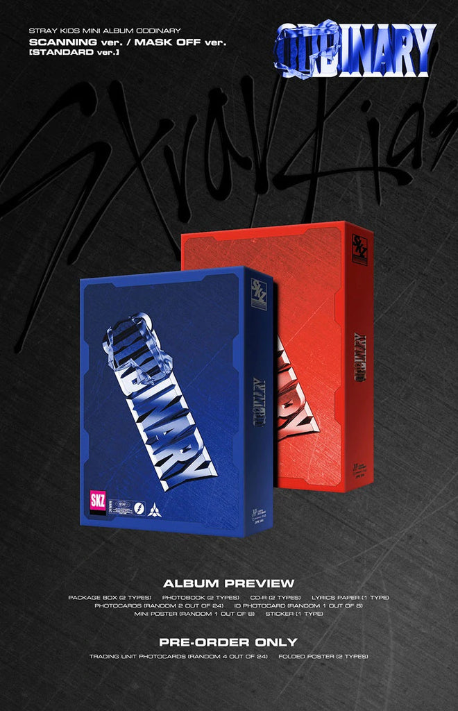 Stray Kids Mini Album [ODDINARY] (Normal edition)+ PRE ORDER BENEFIT - Swiss K-POPup