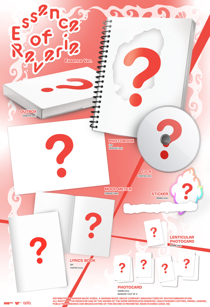 [Pre-Order] BAEKHYUN 5th Mini Album [Essence of Reverie] - Swiss K-POPup