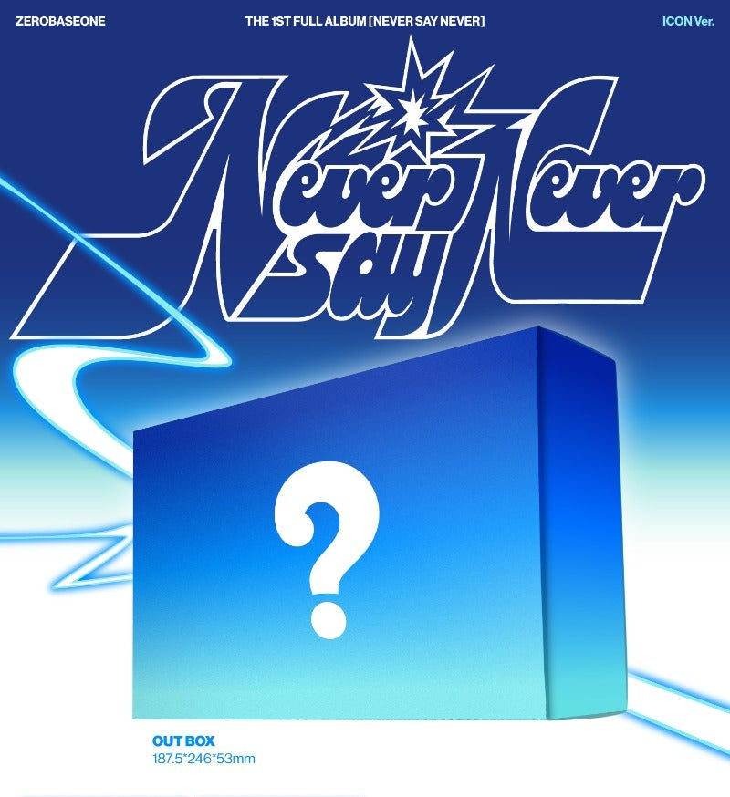 ZEROBASEONE Album 'Never Say Never' PhotoBook Version Ordinaire + Cadeau Précommande & Photocards Aléatoires