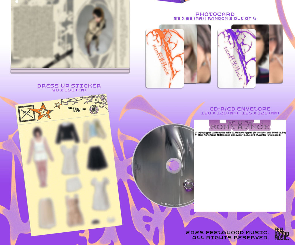 [Pre-Order] BIBI 2nd Album [EVE : ROMANCE] - Swiss K-POPup