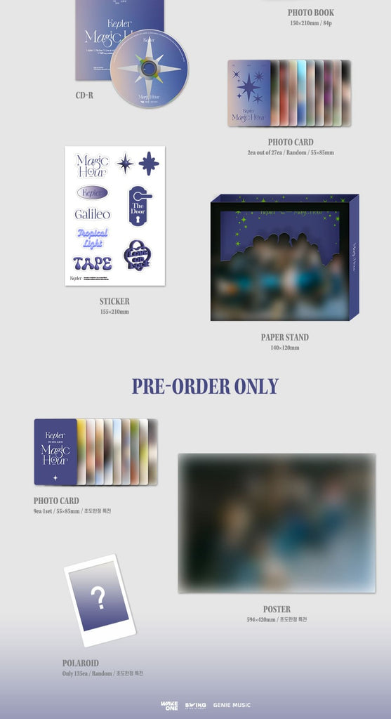 [PRE-ORDER]  Kep1er 5th Mini Album [Magic Hour] - Swiss K-POPup