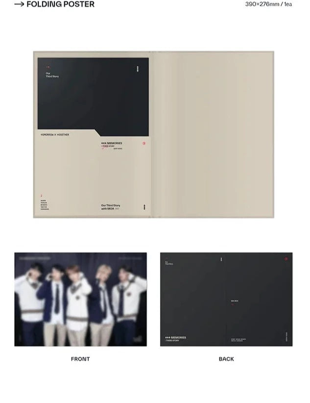 [PRE-ORDER] TXT - MEMORIES THIRD STORY DVD - Swiss K-POPup