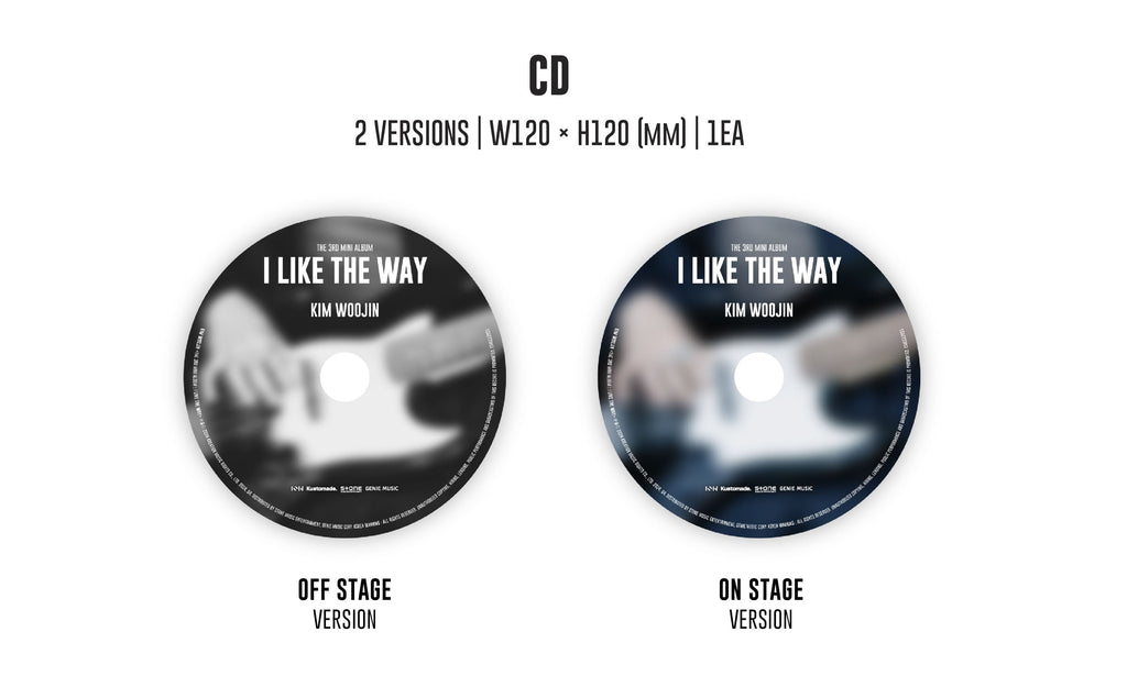KIM WOO JIN 3rd Mini Album [I LIKE THE WAY] - Swiss K-POPup