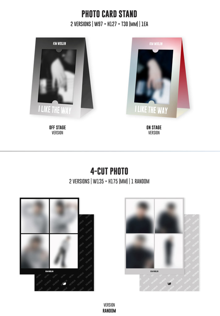 KIM WOO JIN 3rd Mini Album [I LIKE THE WAY] - Swiss K-POPup