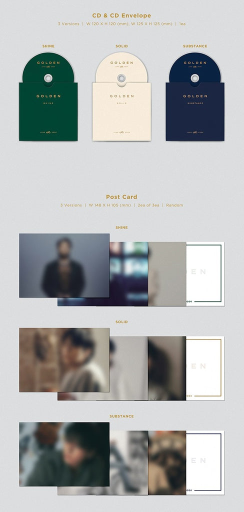 [Pre-Order] JUNGKOOK (BTS) - GOLDEN - Swiss K-POPup