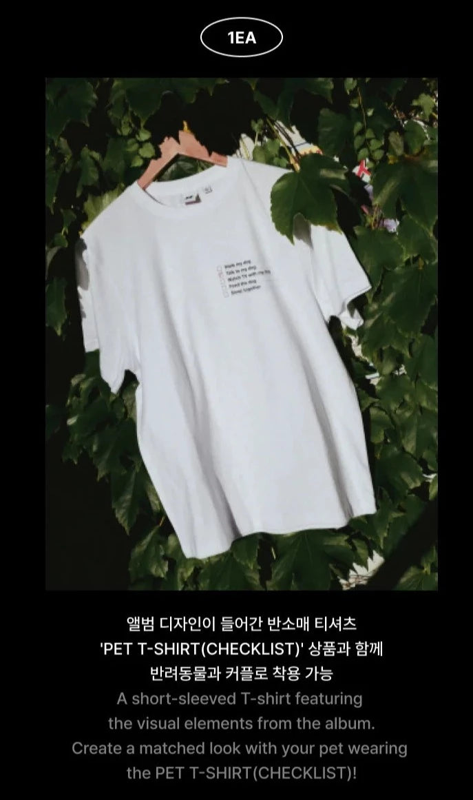 BTS V - LAYOVER 1ST SOLO ALBUM OFFICIAL MD - S/S T-SHIRT