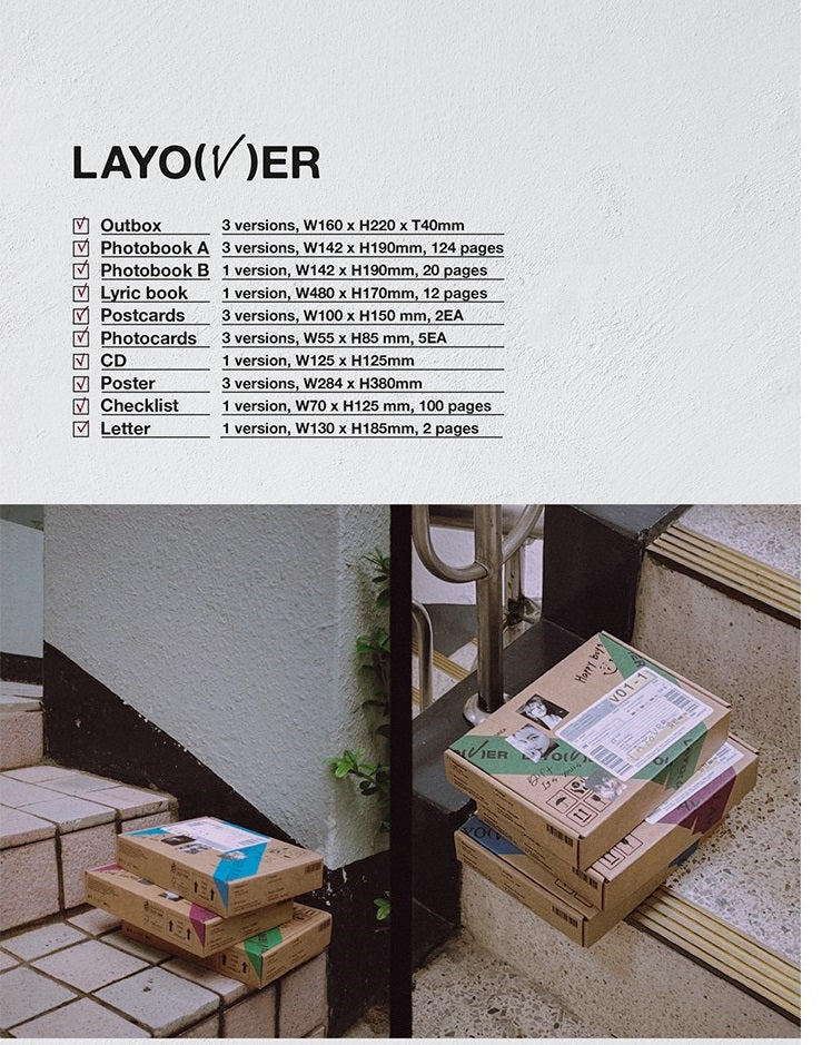 [PRE-ORDER] BTS V -  LAYOVER - Swiss K-POPup