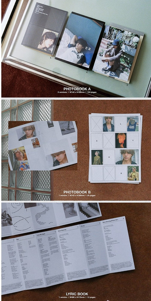 [PRE-ORDER]	[EARLY BIRD] [WEVERSE] BTS V -  LAYOVER (SET) + LAYOVER (WEVERSE ALBUMS VER.) SET - Swiss K-POPup