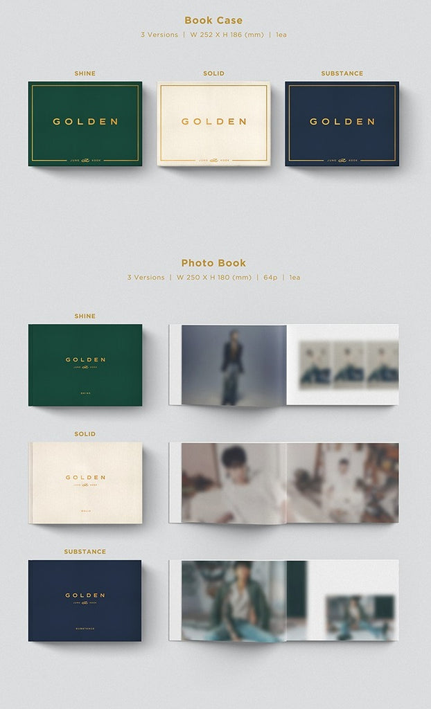 [Pre-Order] JUNGKOOK (BTS) - GOLDEN - Swiss K-POPup