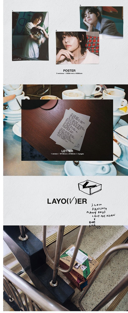 [PRE-ORDER]	[EARLY BIRD] [WEVERSE] BTS V -  LAYOVER (SET) + LAYOVER (WEVERSE ALBUMS VER.) SET - Swiss K-POPup