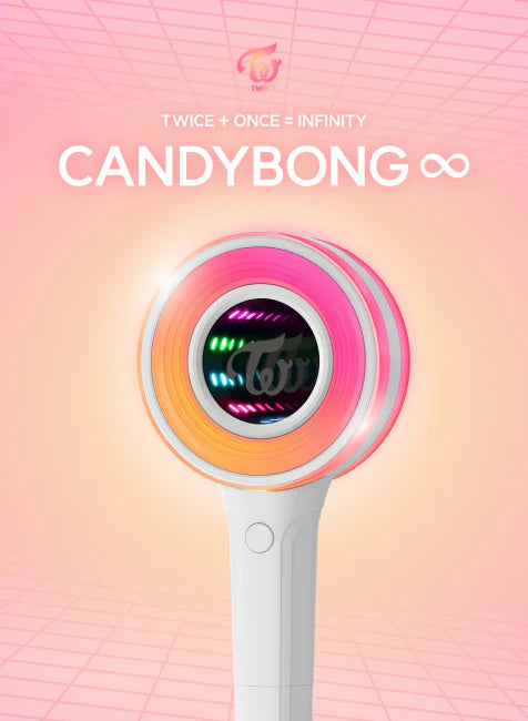 [PRE-ORDER] TWICE CANDY BONG ∞ OFFICIAL LIGHT STICK - Swiss K-POPup