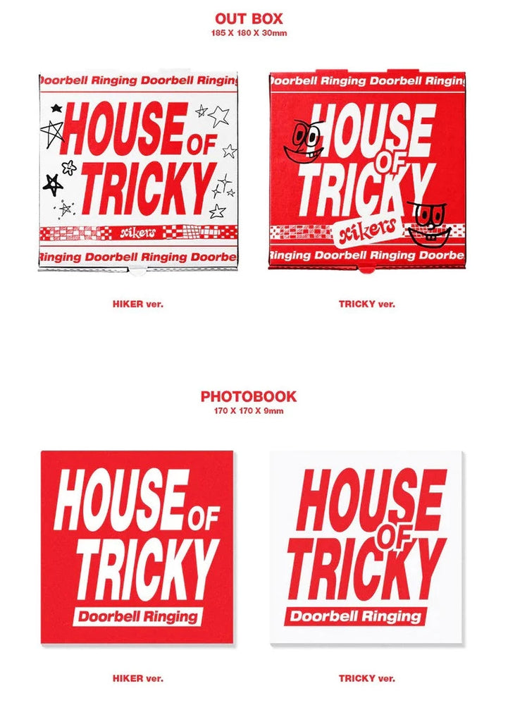XIKERS - HOUSE OF TRICKY DOORBELL RINGING 1ST MINI ALBUM - Swiss K-POPup