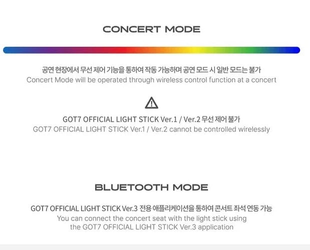 [PRE-ORDER] GOT7 - OFFICIAL LIGHT STICK VER.3 - Swiss K-POPup
