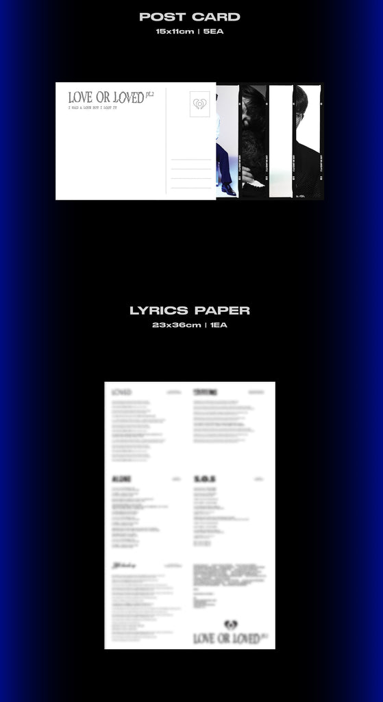 [Pre-Order] B.I - LOVE OR LOVED PART.2 - Swiss K-POPup