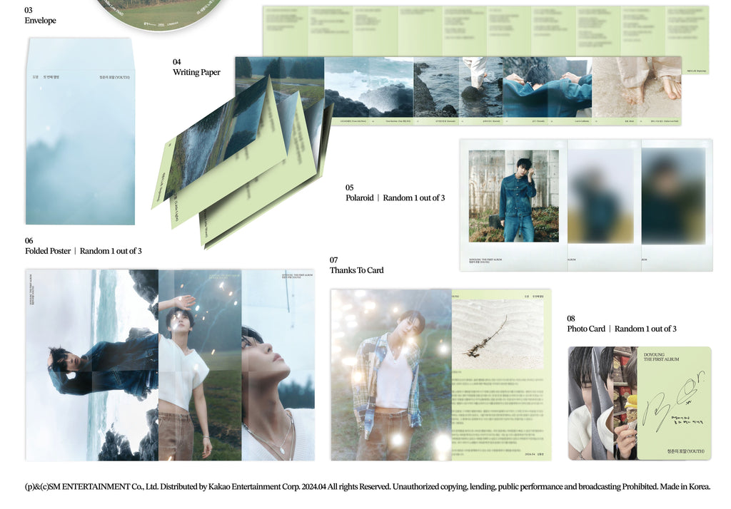 DOYOUNG (NCT) 1st Album [청춘의 포말 (YOUTH)] (새봄 Ver.) - Swiss K-POPup