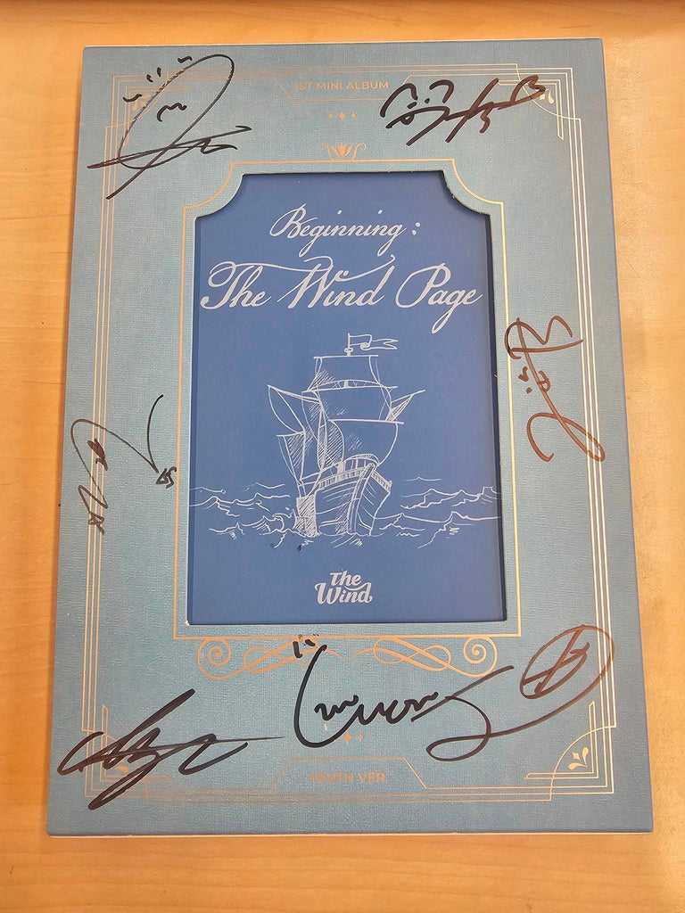 [SIGNED CD] THE WIND - BEGINNING THE WIND PAGE 1ST MINI ALBUM + EXTRA PHOTO CARD - Swiss K-POPup