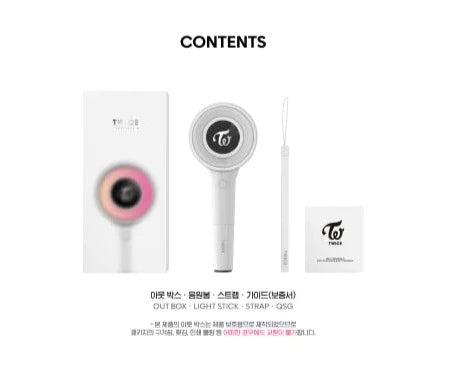 [PRE-ORDER] TWICE CANDY BONG ∞ OFFICIAL LIGHT STICK - Swiss K-POPup