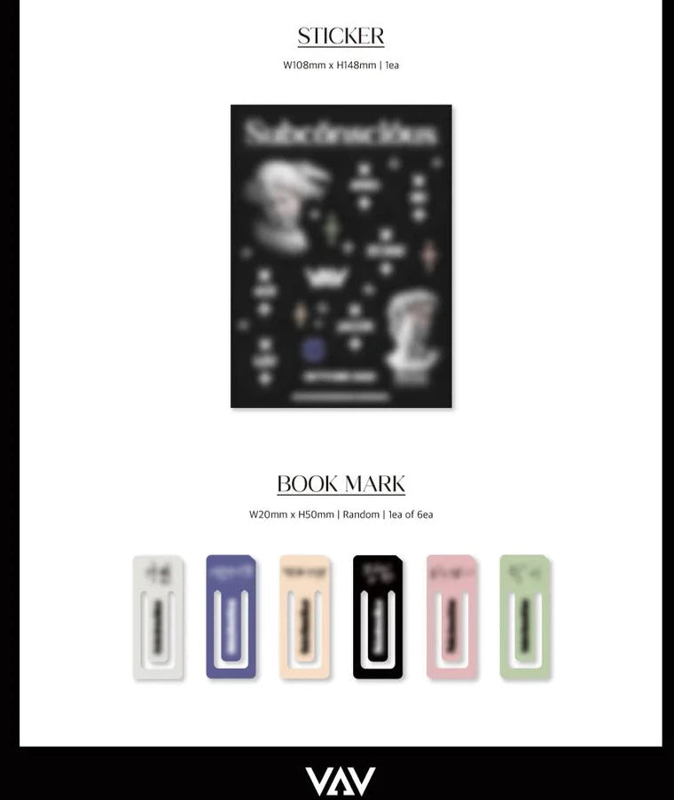 [PRE-ORDER] VAV - SUBCONSCIOUS 7TH MINI ALBUM - Swiss K-POPup