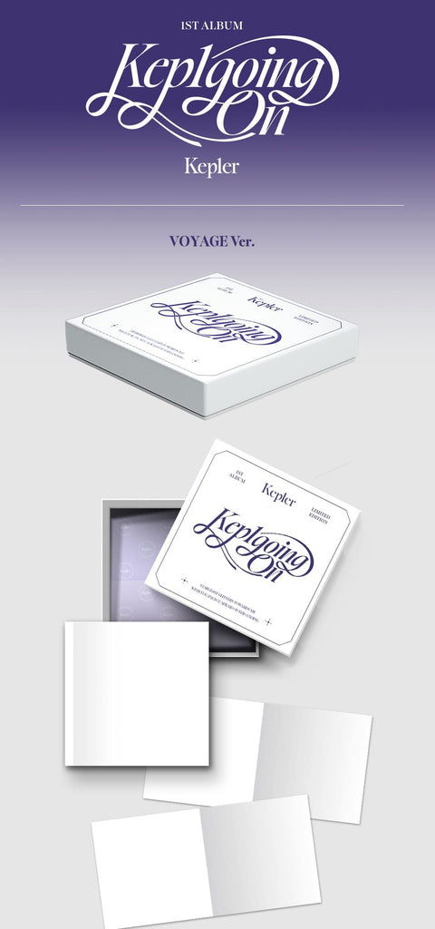 [Pre-Order] KEP1ER - [KEP1GOING ON] (1ST ALBUM) LIMITED EDITION VOYAGE VER. - Swiss K-POPup