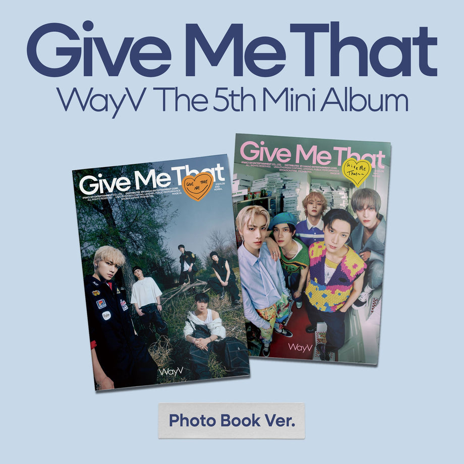 WayV Give Me That CD 9種セット 楽天市場】WayV - 5th Mini Album 「Give Me That」 (Digipack