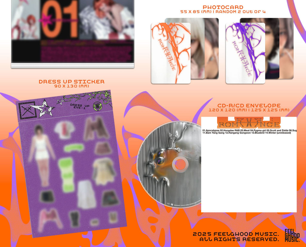 [Pre-Order] BIBI 2nd Album [EVE : ROMANCE] - Swiss K-POPup