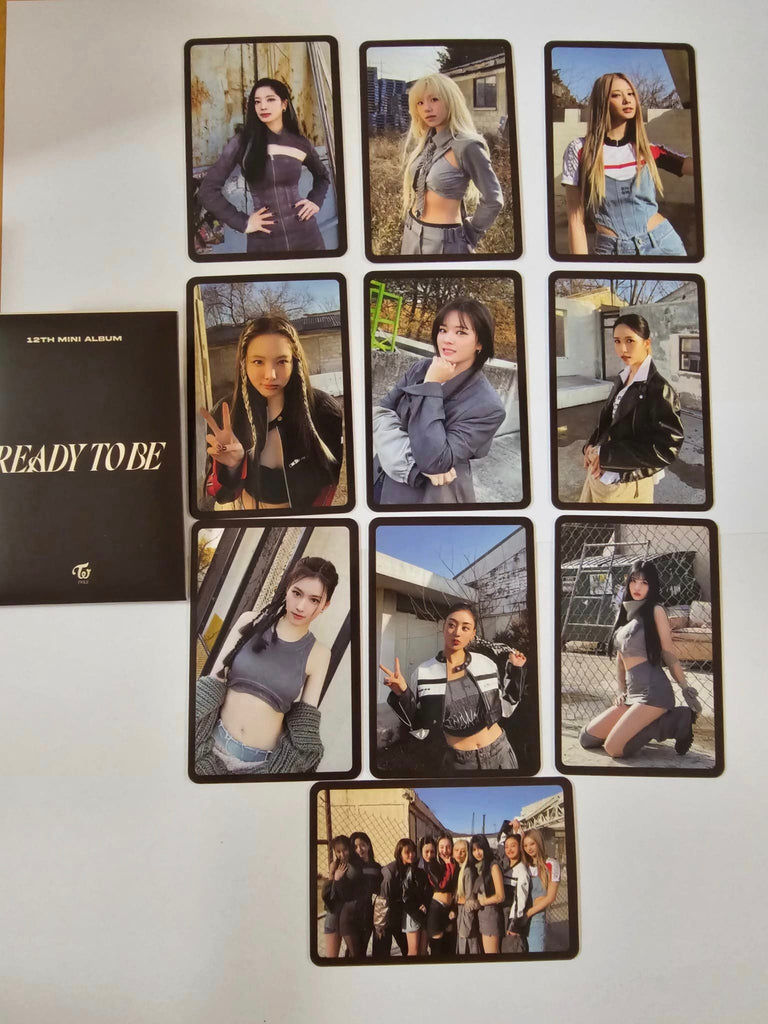 TWICE -  READY TO BE/ TASTE OF LOVE  - POB PHOTO CARD SET - Swiss K-POPup