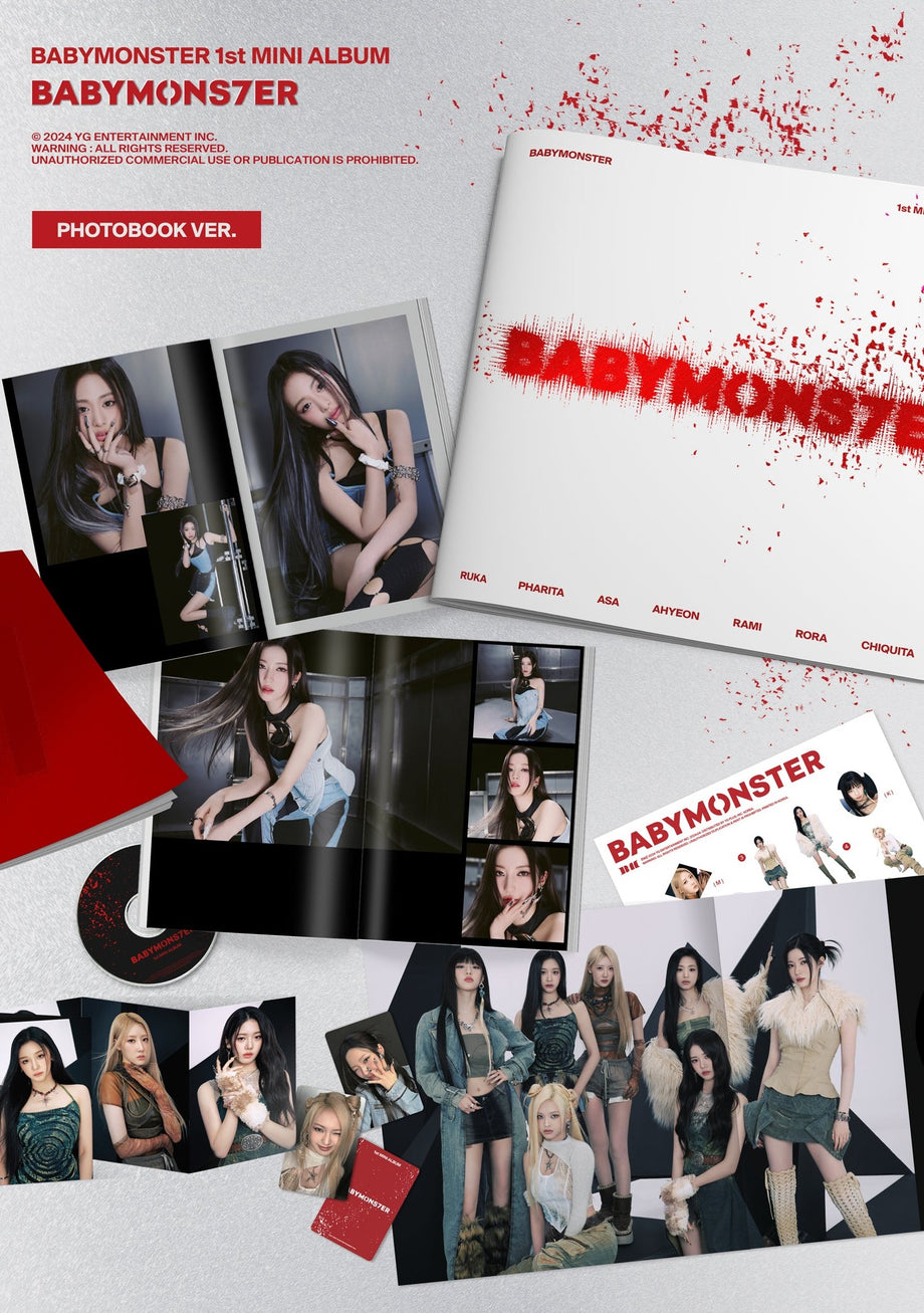 BABYMONSTER - [BABYMONS7ER] (1ST MINI ALBUM) PHOTOBOOK VER