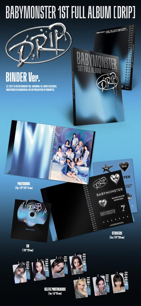 BABYMONSTER 1st Full Album [DRIP] - Swiss K-POPup
